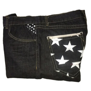 CJ Black Premium Relaxed Straight Star Jeans
